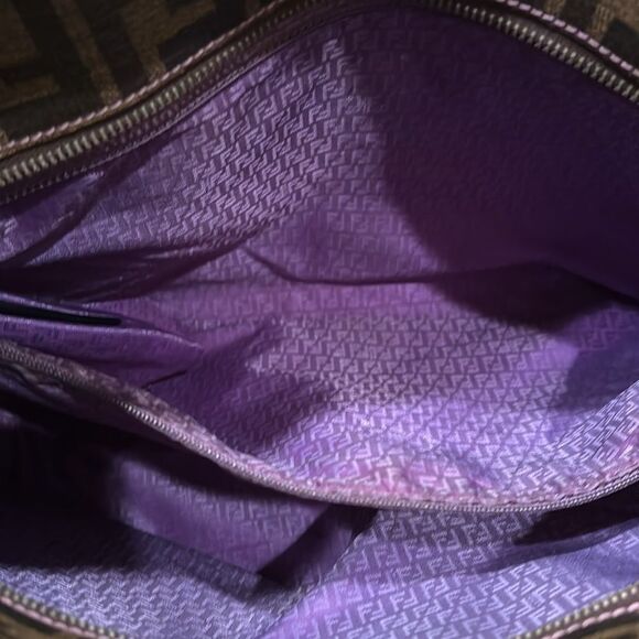 Fendi Roll Tote Zucca Coated Canvas Bag - Picture 14 of 16